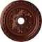 Ekena Millwork Palmetto Ceiling Medallion (Canopies up to 3 5/8"), 23 5/8"OD x 3 5/8"ID x 1 5/8"P, Antique Copper CM23PMACS - alternate 1
